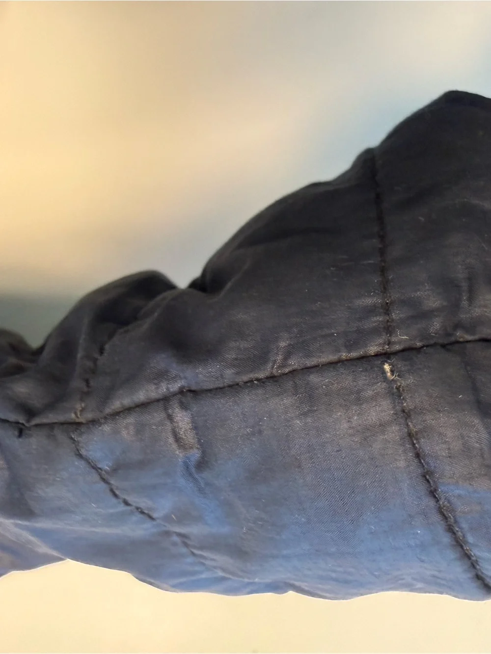 Primary Navy Hooded Quilted Puffer Jacket